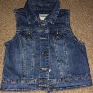 Kids denim vest